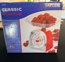 Taylor Classic Red Kitchen Scale 6lbs 3703RE New In Box