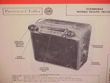 1951 Oldsmobile 98 Super 88 Convertible Am Radio Service Shop Manual Brochure 2