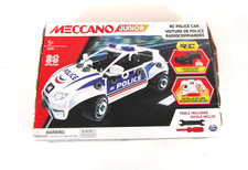 Meccano Junior Remote Control Police Car Building Kit- Opened But Unused   #W2
