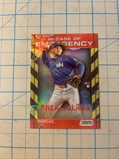 2025 Topps Stadium Brooks Lee (rc) In Case Of Emergency #Ice–20￼