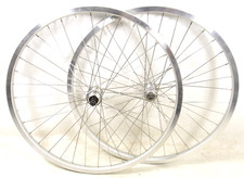 COPPIA CERCHI BICI MTB 26" DOPPIA PARETE LEGA SGANCIO RAPIDO MOZZI LEGA HP CERCHIO FRENO