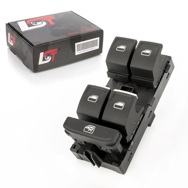 Fensterheber Schalter Links Schwarz Chromfarben FüR Cupra Seat Skoda VW Golf 7 8-image