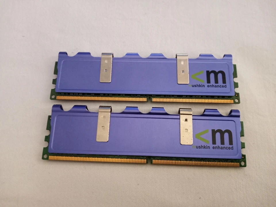 4GB 2x2GB MUSHKIN ENHANCED DDR2-800 996587 HP2-6400 PC2-6400 Ram Memory Kit DIMM - Image 3 of 3
