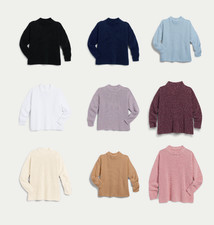 Brand New Frank  Eileen Montecito Sweater Pure Italian Cotton In Hand