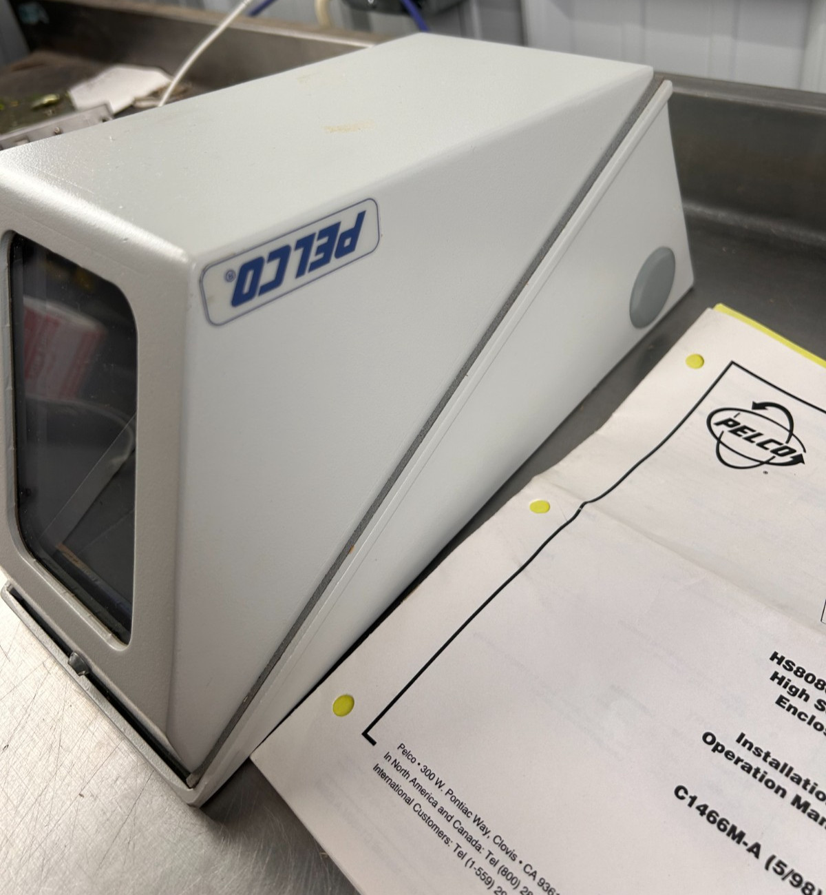 Pelco HS8134 High Security, Steel, Ceiling Mount Camera Enclosure