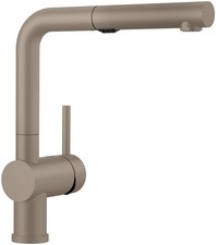 Blanco 526366 Linus 1.5 GPM 1 Hole Pull Out Kitchen Faucet - Truffle