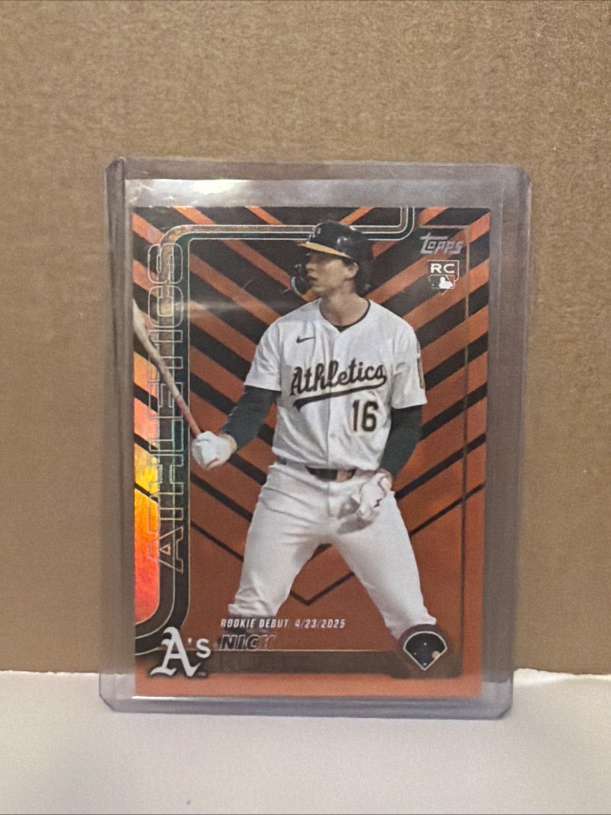 2025 Topps Update Series - Rookie Debut Nick Kurtz #US197 Holiday (RC)