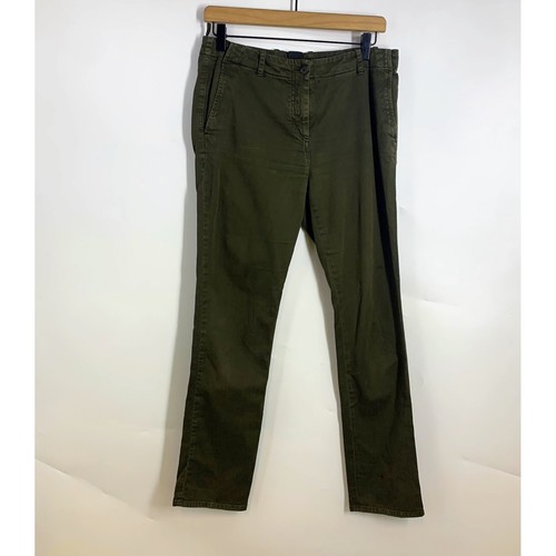 Aspesi, Aspesi Straight Slim Leg Chino Pants Womens Cotton Blend Trousers Size 12/40