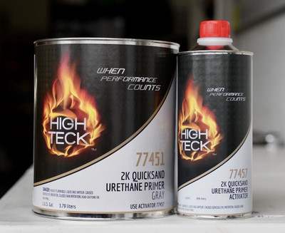 High Teck 77451 2K Quicksand Urethane Primer GRAY GALLON Kit w/Hardener