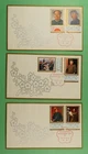 DR WHO 1977 CHINA PRC 3 FDC LEADER/FAMOUS PEOPLE/MILITARY COMBO R64567