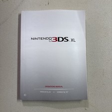 Nintendo 3DS XL Operations Manual Original OEM Instruction Booklet Only