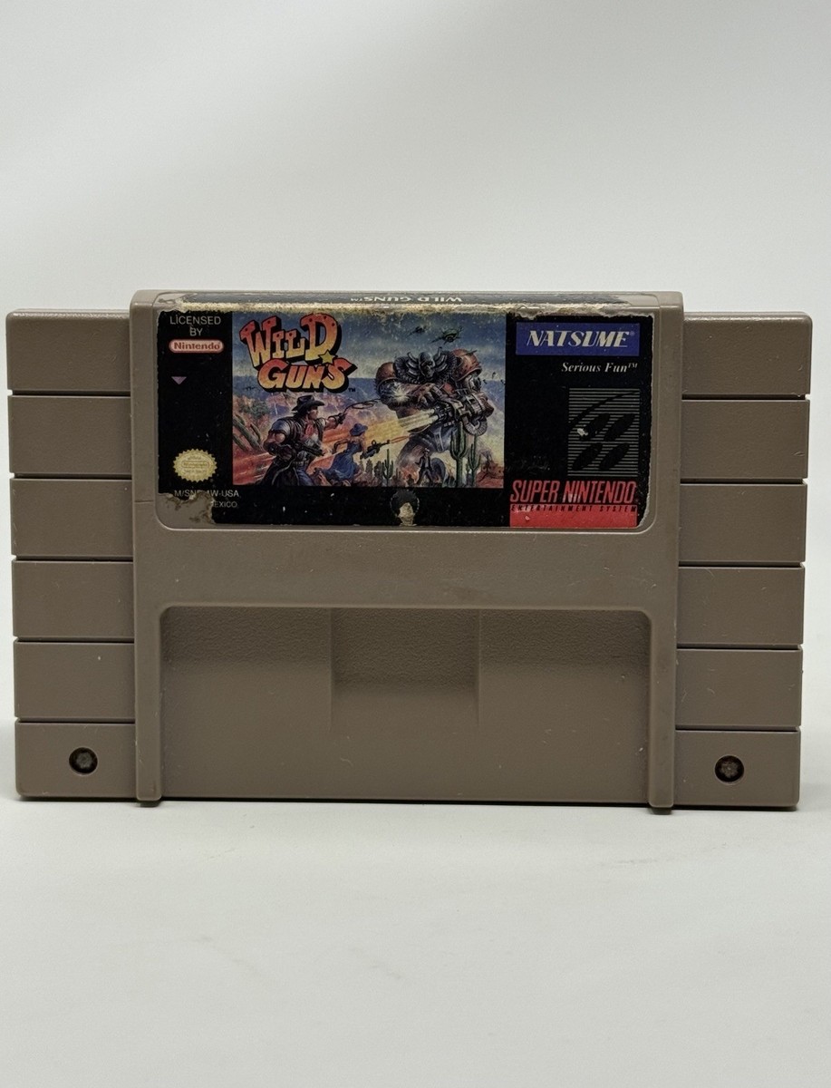 Refurbished Wild Guns Super Nintendo Entertainment System SNES