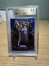 2019-20 Panini Prizm Zion Williamson #248 Rookie /175 Fast Break Blue RC BGS 9.5