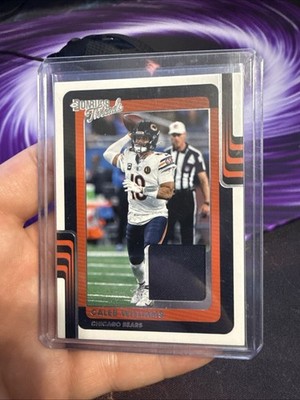2025 Panini Donruss - CALEB WILLIAMS Donruss Threads Patch #DTH-CWS (MEM) BEARS
