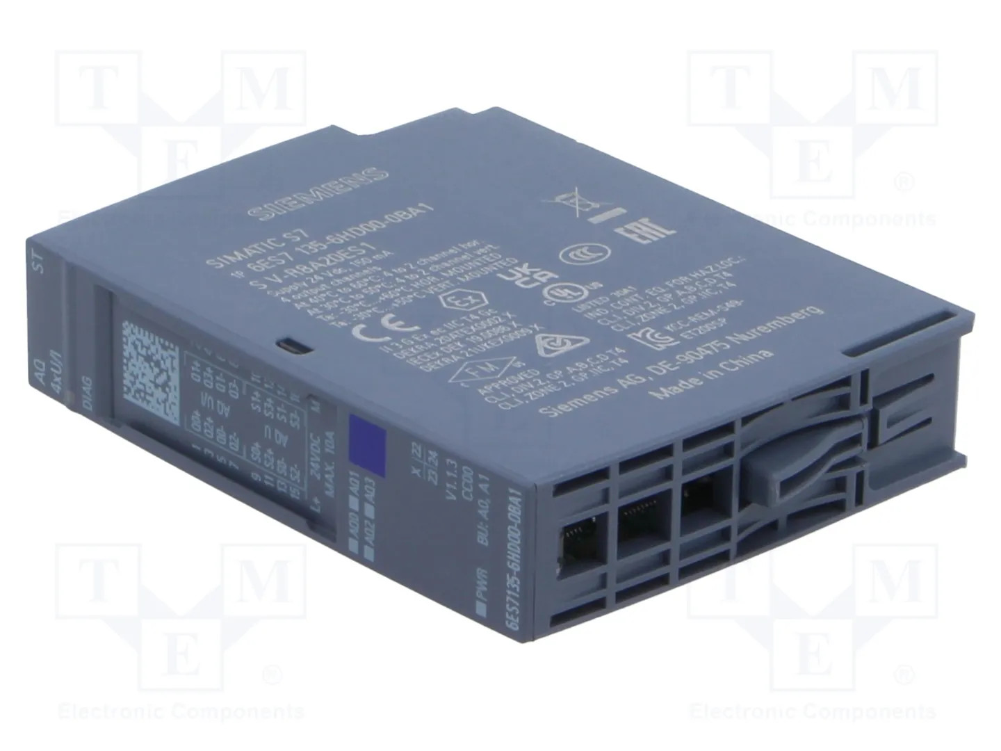 Automation module: in/out extension; ET 200SP; Analog.out: 4