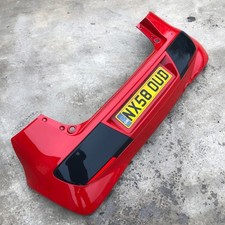 MITSUBISHI COLT CZ1 1.1 PETROL REAR BUMPER PANEL TRIM SURROUND RED 2008 - 2013