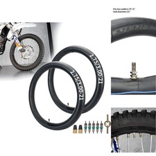 2-Pack 2.75/3.00-21 Heavy Duty Motorcycle Inner Tubes 80/100-21 TR4 Valve Stem
