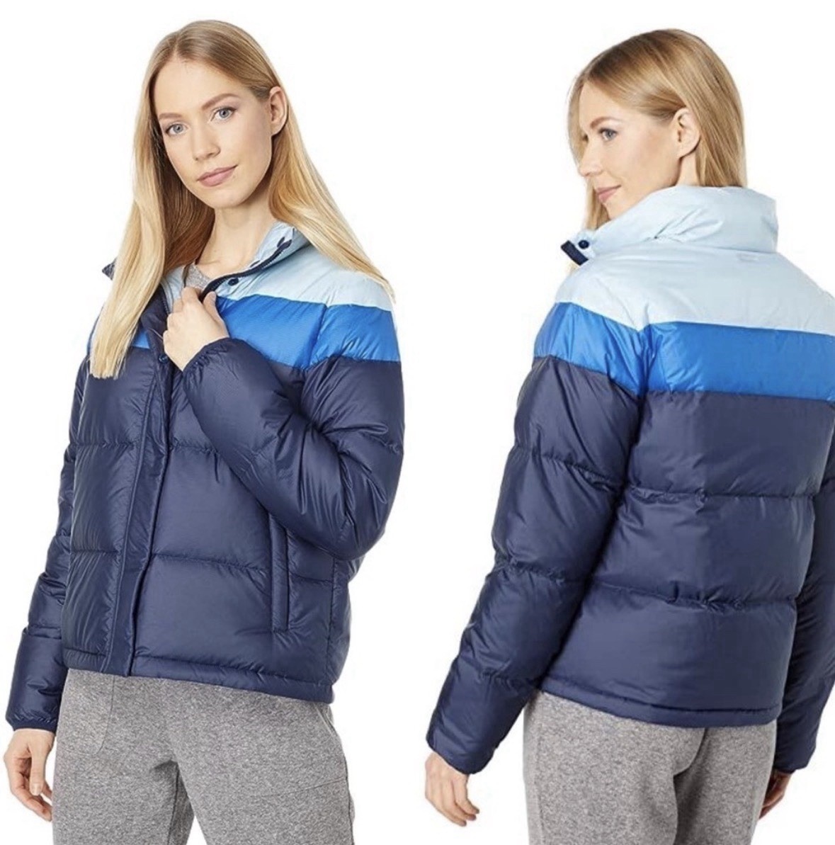 Outerknown Down Packable Daylight Rainbow Blue Ch… - image 3