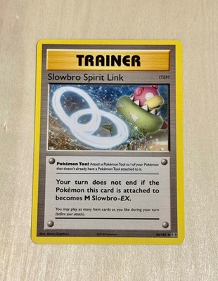 Slowbro Spirit Link 86/108 Uncommon Evolutions Pokemon Near Mint