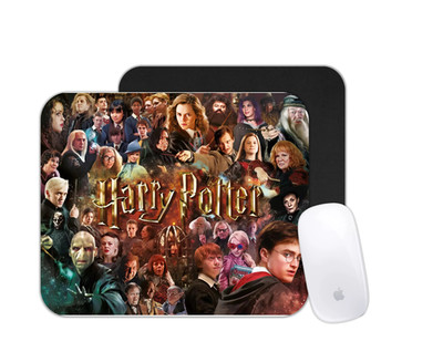 Wizard School Cartoon Mouse Pad | Magic Spell Desk Mat | Custom Fantasy Gift