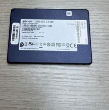 Micron 5200 ECO 7.68TB SATA 6Gb/s 2.5" SSD MTFDDAK7T6TDC 100% Health Tested