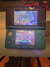 Nintendo 3DS Aqua Blue CiB&ndash; Nice Condition W/ Games Included NTSC-U Region