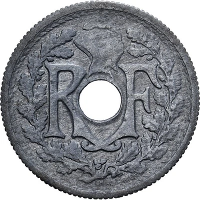 France, 10 Centimes, 1945, B, Aluminium - Photo 1/2