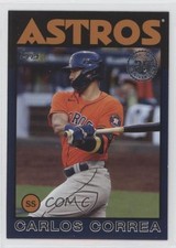 2021 Topps 1986 Baseball 35th Anniversary Series 2 Blue Carlos Correa r0j