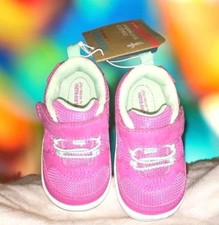 Baby Girls Surprize Stride Rite Ari Sneakers STAGE 2 First walkers Sz 4 NWT