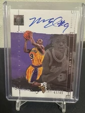 NICK VAN EXEL /49 ON CARD AUTO PANINI IMPECCABLE IMMORTAL INK AUTOGRAPHS SsP