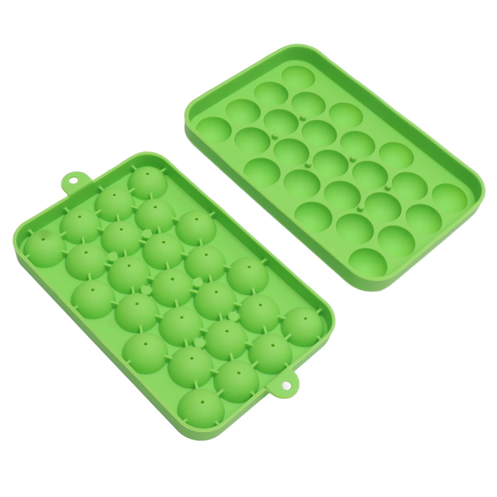 25 Grid Ice Cube Tray Easy Release Silicone Ice Ball Maker Mold Mini Round Ice