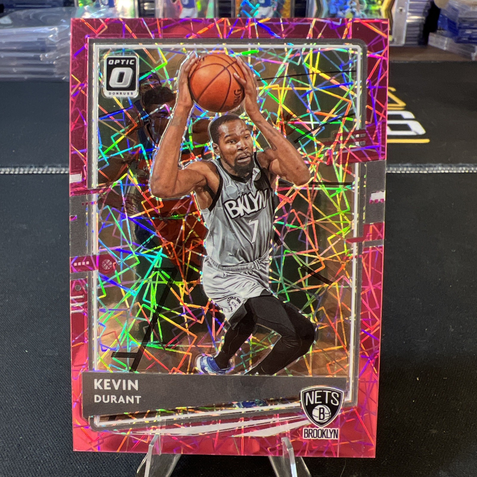2020-21 Panini Donruss Optic - Kevin Durant #136 Pink Velocity Prizm /79