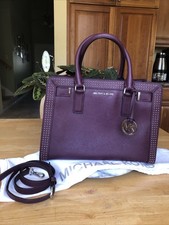 Borsa Michael Kors MK bordeaux bordeaux x corpo argento micro borchie SACCHETTO ANTIPOLVERE