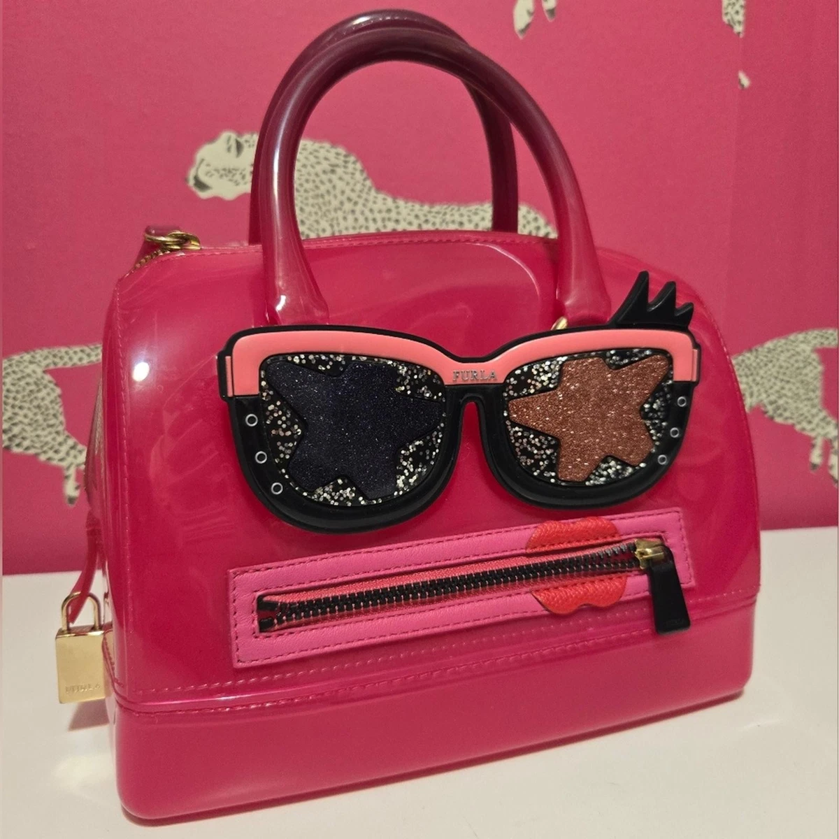 Furla line Candy PVC Jelly Backpack in a soft blush pink hue The Handbag Italian Influencers Are Obsessed With main image 2