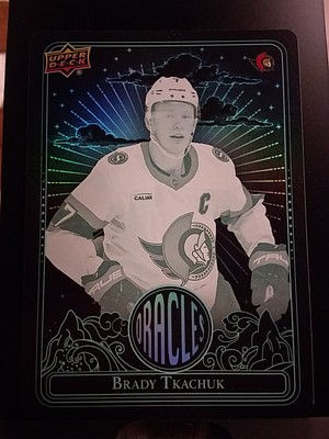 2024-25 Upper Deck Extended Series Oracles Blue SP Brady Tkachuk #O-7 
