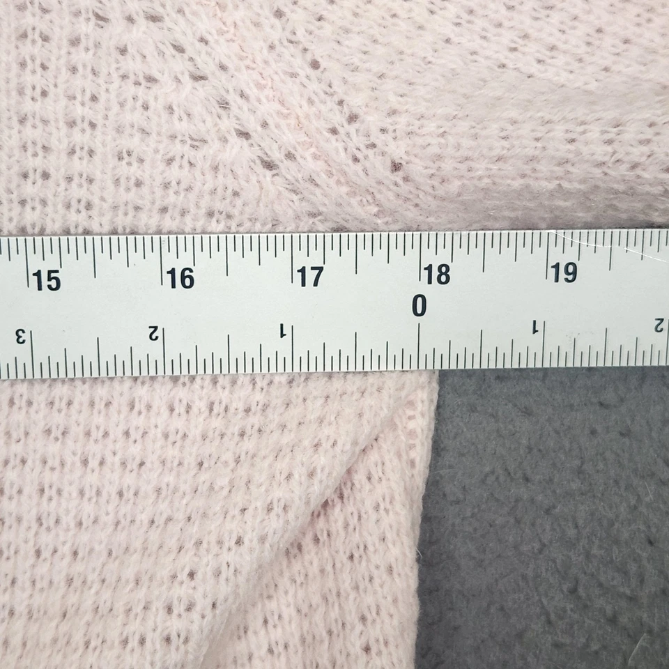 Suéter Carole Little Para Mujer Grande Rosa Con Capucha Cremallera Lana de Cordero Angora Tejido Sudadera con Capucha Foto 3 de 4