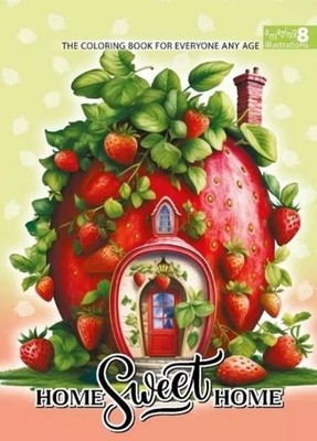 4823089232348 Kolorowanka A4 pionowa 8 obrazków Domki Zielony Fresh