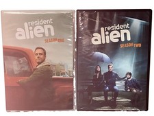 Resident Alien Complete 1st  2nd Season 1  2 DVD Region 1 Hard To Find OOP