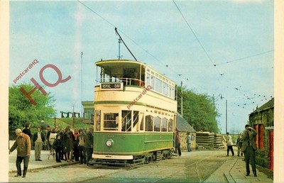 Picture Postcard> CRICH, BLACKPOOL 40 SETTING DOWN PASSENGERS AT CRICH TOWN END