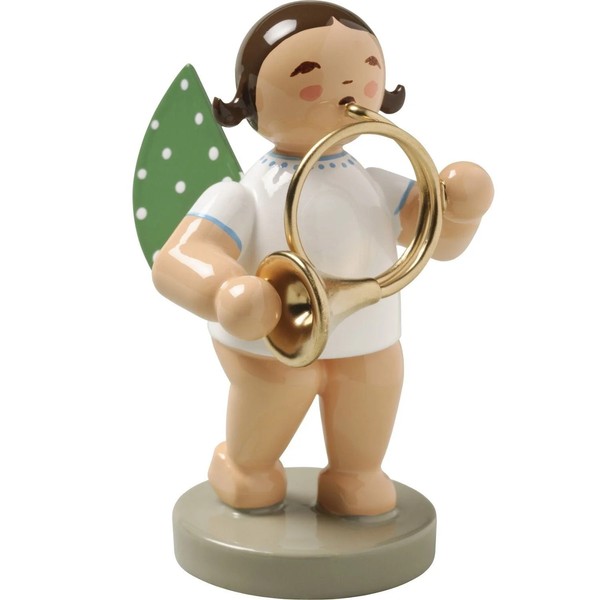 Wendt & KüHn 'Engel Mit Orchesterhorn 650/56, H 6Cm' Blonde Haare-image
