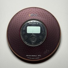 Sony D-NE320 CD Walkman Purple Atrac3plus MP3 Psyc TESTED And Working