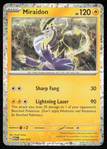 miraidon pokemon card mcdonald's Miraidon Mcdonalds