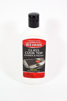 WEIMAN GLASS COOK TOP Heavy Duty 10oz CLEANER & POLISH bottle