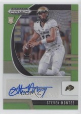 2020 Panini Prizm Draft Picks Rookies Neon Green 8/25 Steven Montez Auto 0v0