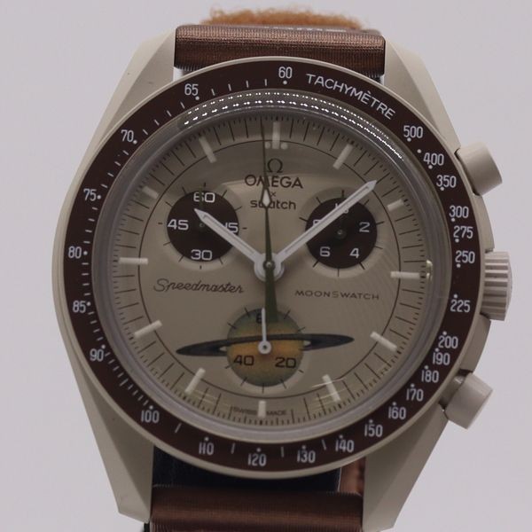 OMEGA Swatch Speedmaster Saturn SO33T100 QZ