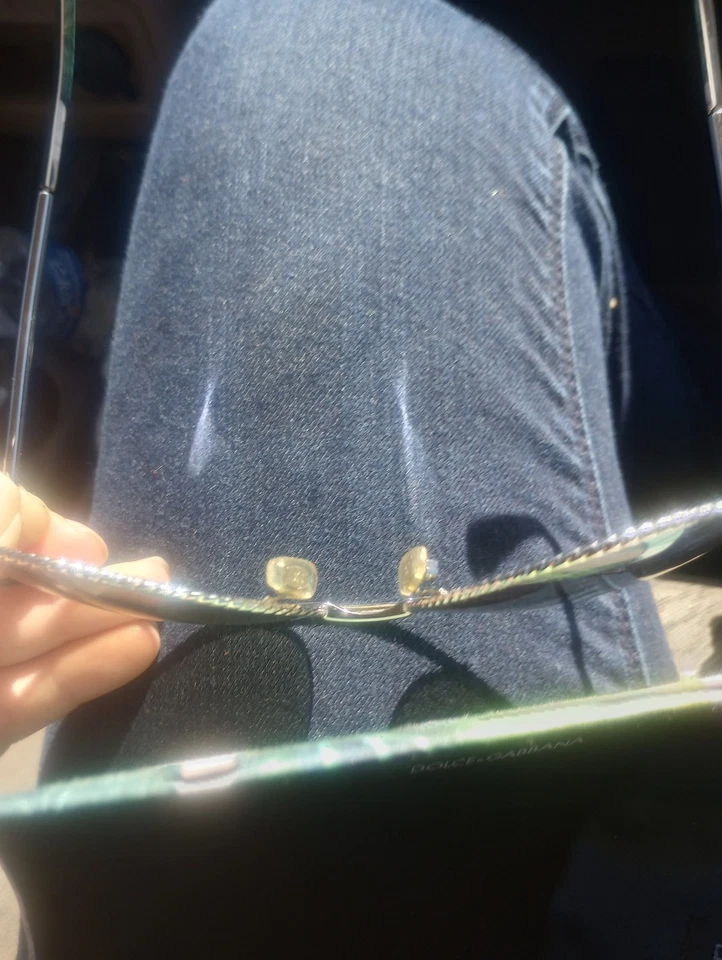 Gafas de sol Dolce And Gabbana cuerda aviador florales Dg2191 descontinuadas con estuche Foto 4 de 4