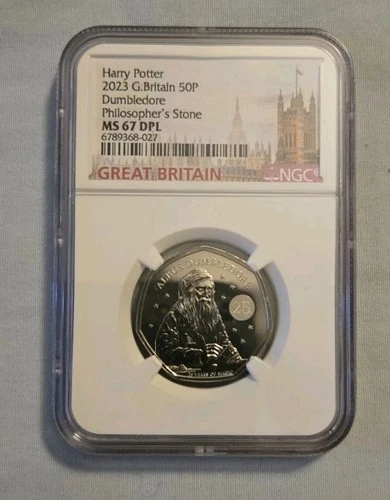 NGC Harry Potter 2023 Dumbledore Commemorative MS 67 DPL