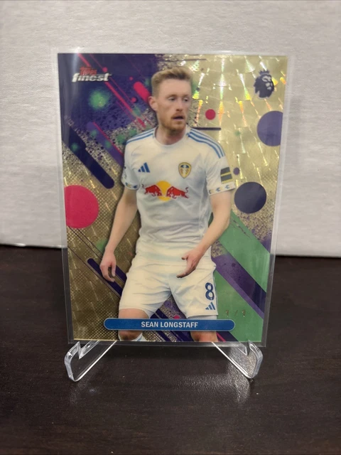 2025-26 Finest Premier League #53 Sean Longstaff Superfractor 1/1 Leeds
