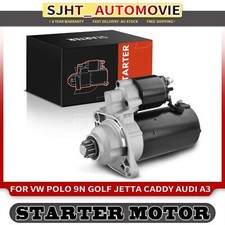 Starter Motor for Audi A3 8PA VW Golf Jetta Polo Transporter Skoda Octavia 1Z3