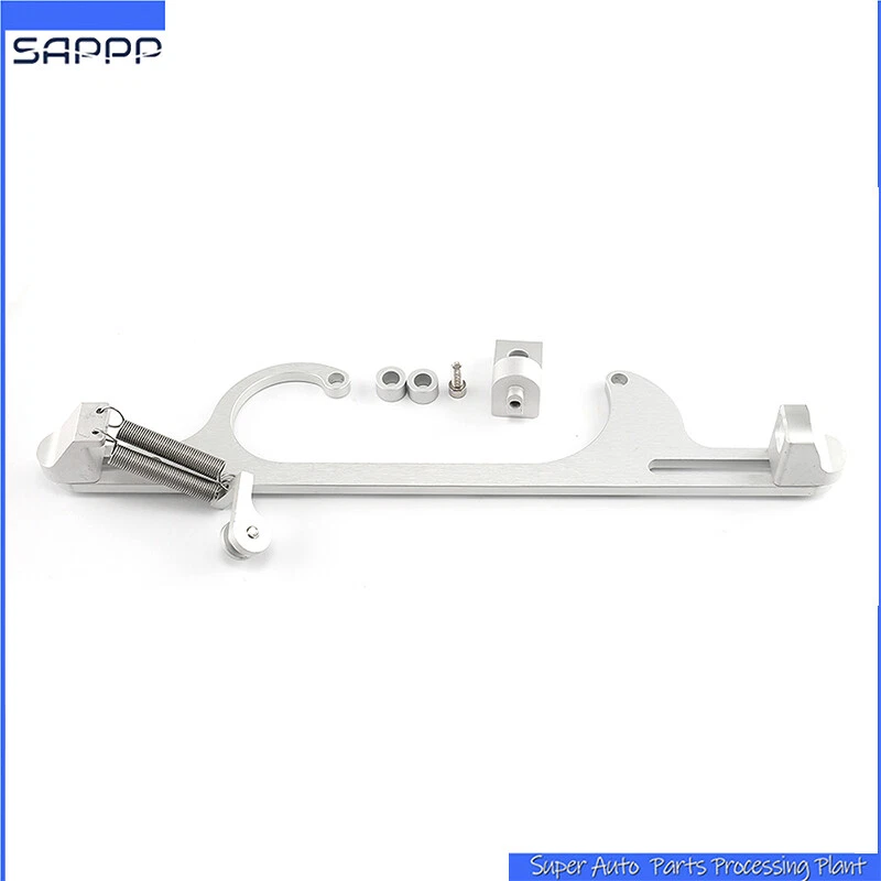 Soporte de cable de acelerador 4150 4160 soportes de carburador de motor de coche anodizado Foto 2 de 4